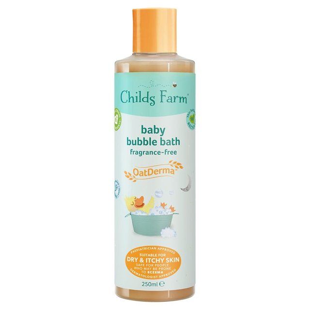 Childs Farm OatDerma Unfragranced Baby Bubble Bath   250ml