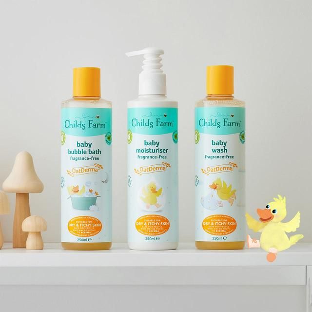 Childs Farm OatDerma Unfragranced Baby Bubble Bath   250ml