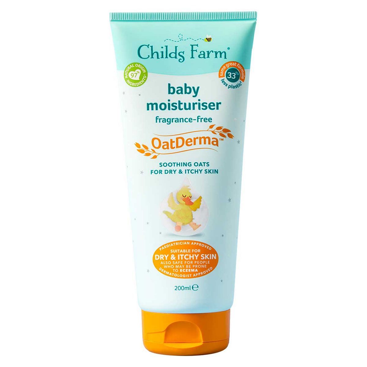 ChildsFarm baby oat derma moisturiser fragrance-free 200ml