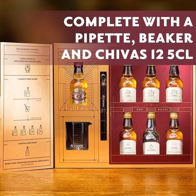 Chivas Regal Scotch Whisky Blending Kit   6 x 5cl