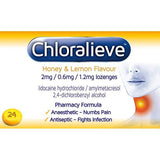 Chloralieve Honey &amp;amp; Lemon Lozenge - 24 Pack