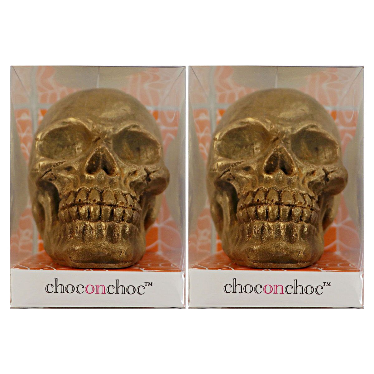 Choc on Choc Gold Dusted Giant Skulls, 2 x 470g