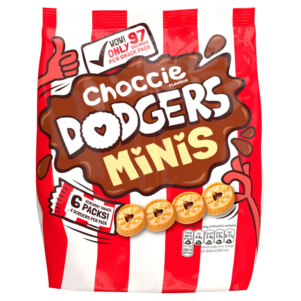 Choccie Dodgers Minis Flavour 117g