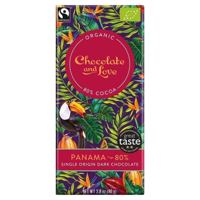 Chocolate and Love Fairtrade Organic Panama 80% Dark Chocolate Default Title