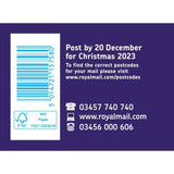 Christmas 2023 1st Class Stamp Book   8 per pack