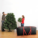 Christmas Tree Storage Bag With Wheels and Heavy Duty Carry Handles