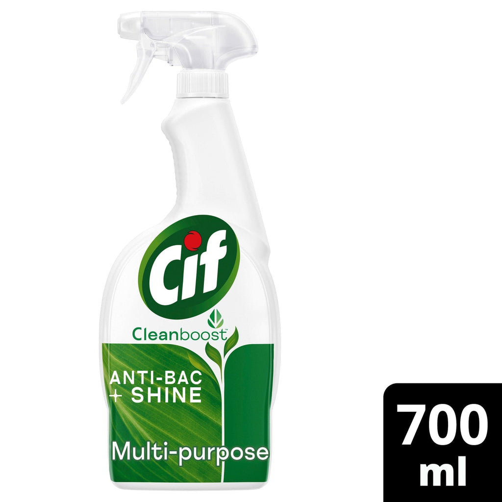 Cif Antibacterial & Shine Multi Purpose Cleaner Spray 700ml