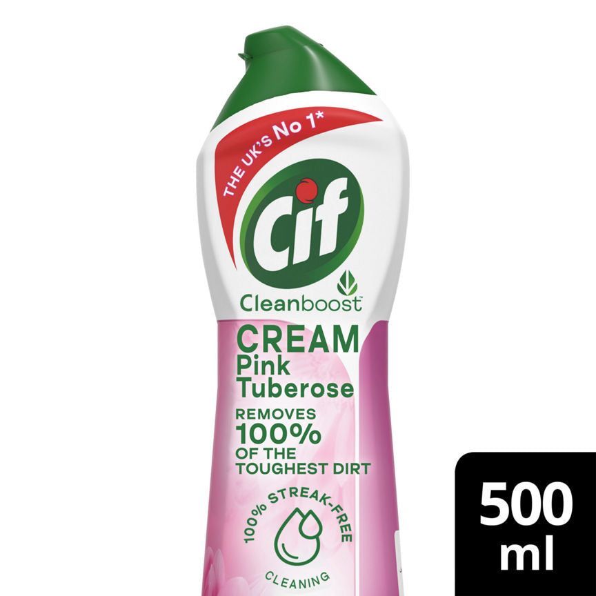 Cif Cream Cleaner Pink Tuberose 500 ml