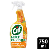 Cif Multipurpose Cleaner Spray Orange &amp;amp; Lemongrass 750 ml