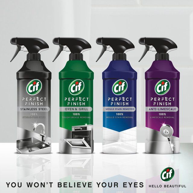 Cif Perfect Finish Specialist Cleaner Spray Stainless Steel    435ml