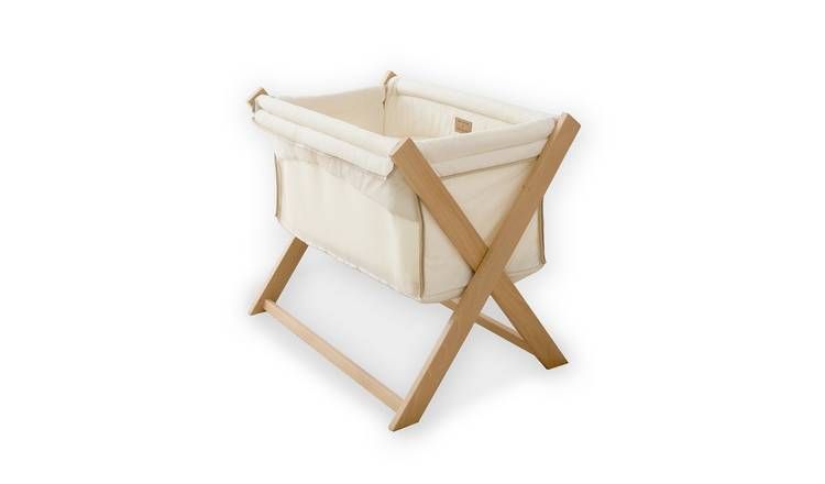 Clair De Lune Organic Folding Cream Crib