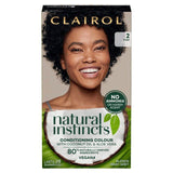 Clairol Natural Instincts Semi Permanent Hair Dye 2 Black