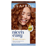 Clairol Nice'n Easy Cr&amp;egrave;me Natural Looking Oil-Infused Permanent Hair Dye Light Auburn 6R