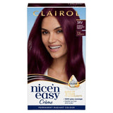 Clairol Nice'n Easy Creme Permanent Hair Dye 3RV Darkest Burgundy Violet