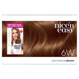 Clairol Nice'n Easy Creme Permanent Hair Dye 6W Light Mocha Brown