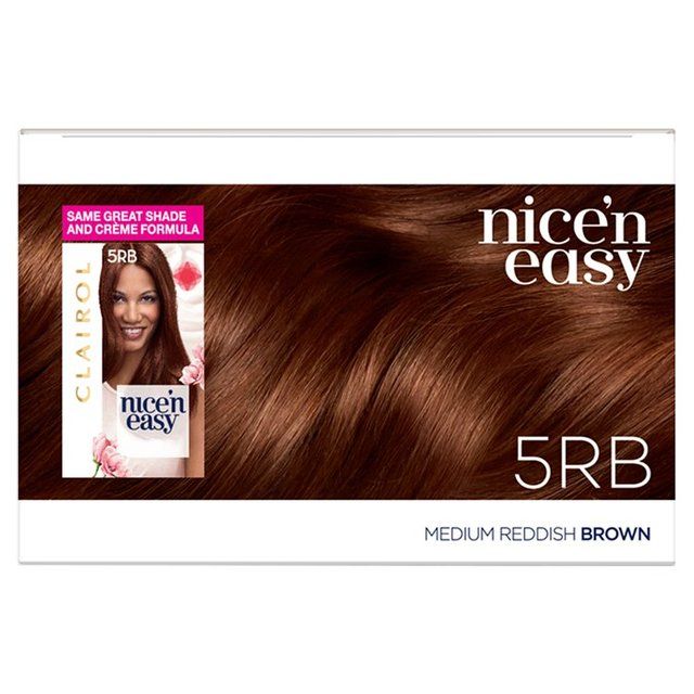 Clairol Nice'n Easy Hair Dye 5RB Medium Reddish Brown