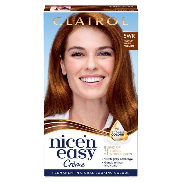 Clairol Nice'n Easy Hair Dye 5WR Medium Warm Auburn