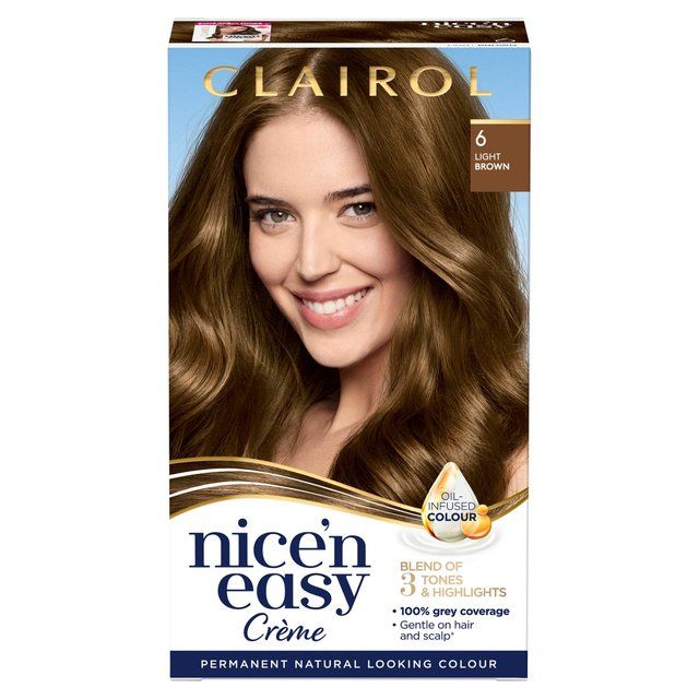 Clairol Nice'n Easy Hair Dye 6 Light Brown