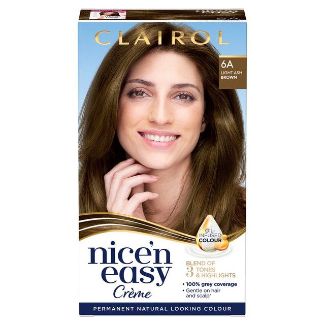 Clairol Nice'n Easy Hair Dye 6A Light Ash Brown