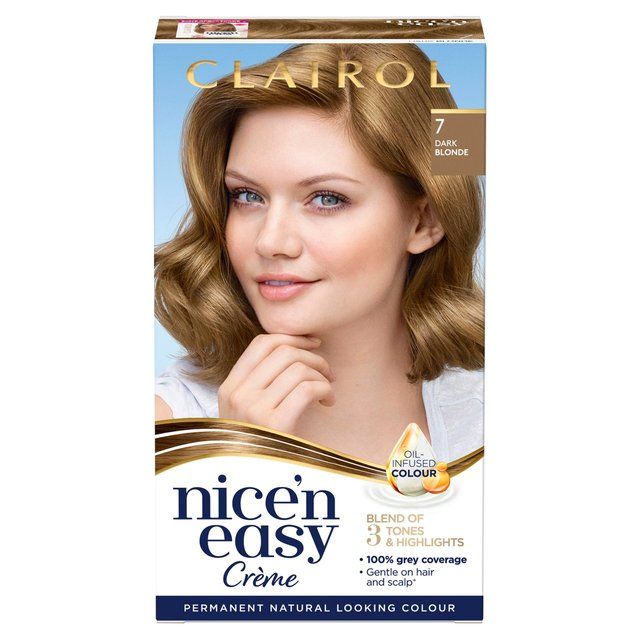 Clairol Nice'n Easy Hair Dye 7 Dark Blonde