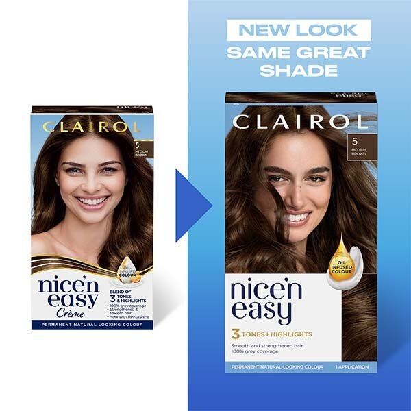 Clairol Nice'n Easy Hair Dye,  8S Soft Silver