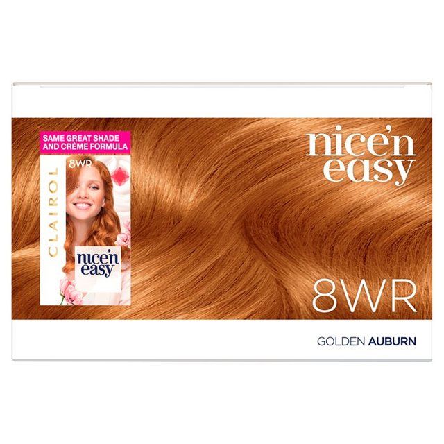 Clairol Nice'n Easy Hair Dye 8WR Golden Auburn