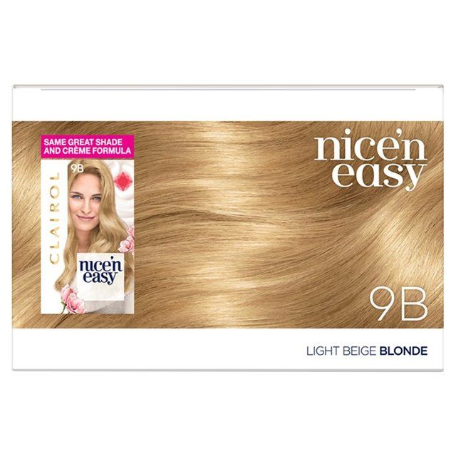 Clairol Nice'n Easy Hair Dye 9B Light Beige Blonde