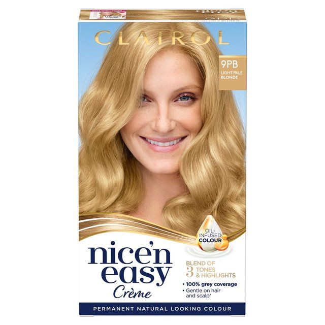 Clairol Nice'n Easy Hair Dye 9PB Light Pale Blonde