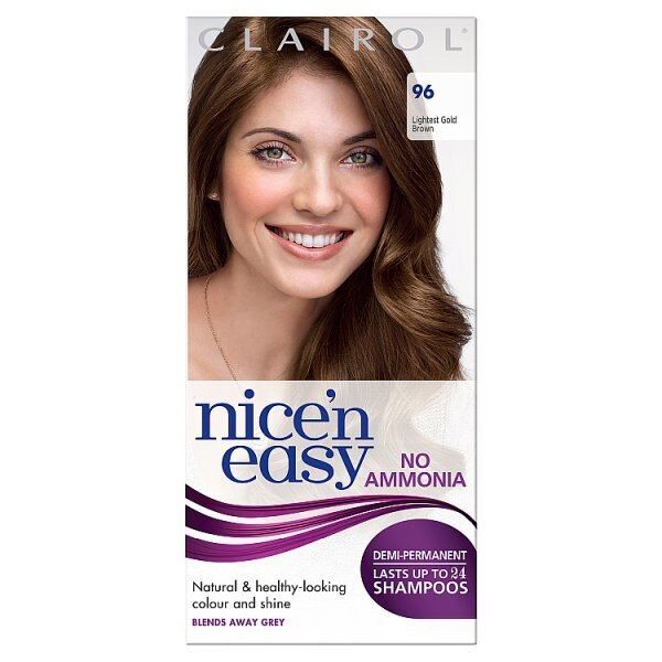 Clairol Nice'n Easy No Ammonia Hair Dye, 76 Light Gold Brown