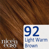 Clairol Nice'n Easy No Ammonia Hair Dye 92 Light Warm Brown