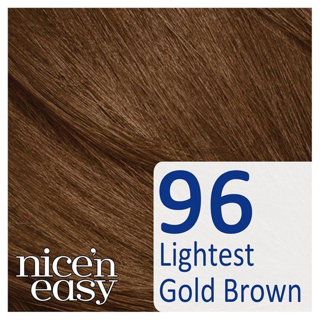 Clairol Nice'n Easy No Ammonia Hair Dye 96 Lightest Golden Brown