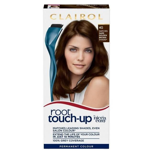 Clairol Nice'n Easy Root Touch-Up Hair Dye Dark Golden Brown 4G