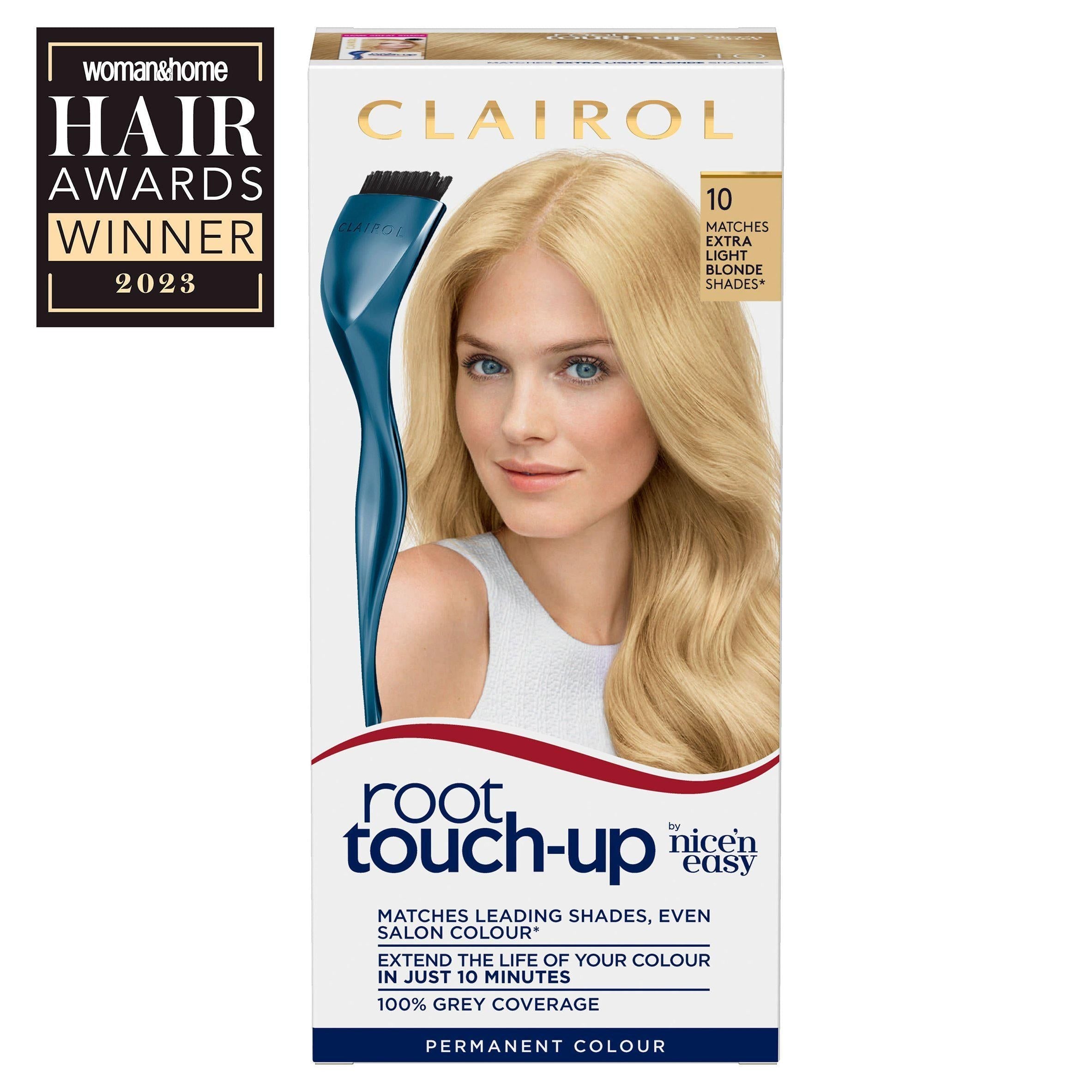 Clairol Nice'n Easy Root Touch-Up Hair Dye Extra Light Blonde 10