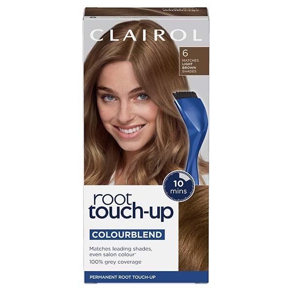 Clairol Root Touch-Up Hair Dye 2 Black 6 Light Blonde