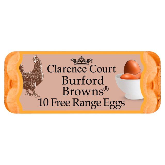 Clarence Court Burford Brown Mixed Free Range Eggs   10 per pack