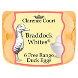 Clarence Court Free Range White Duck Eggs   6 per pack