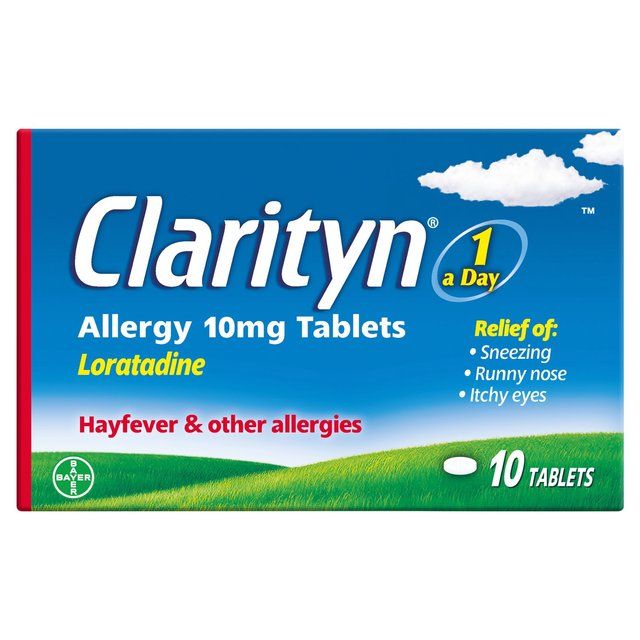 Clarityn One A Day Allergy Hayfever Relief Tablets   10 per pack