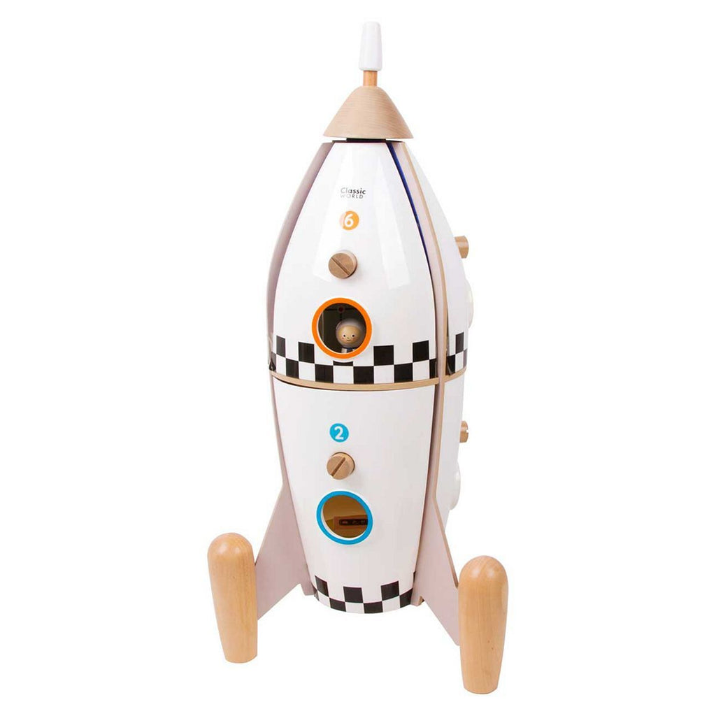 Classic World Wooden Rocket Ship