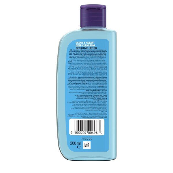 Clean &amp;amp; Clear Sensitive Cleansing Lotion 200ml