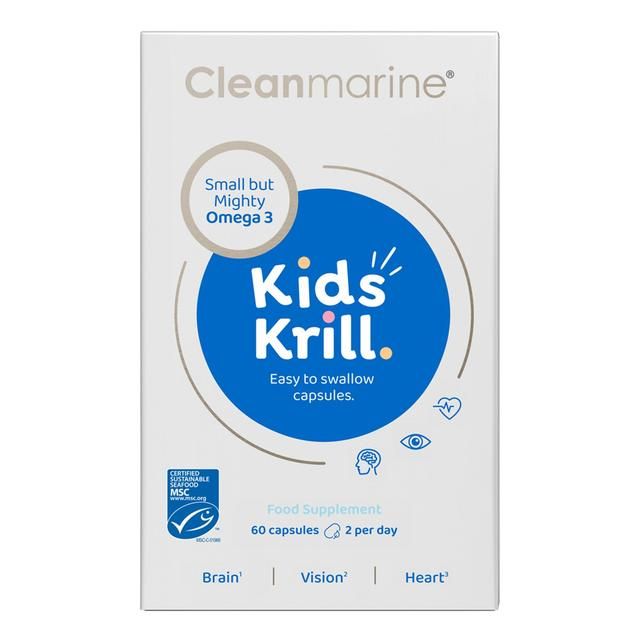 Cleanmarine For Kids Omega 3 MSC Krill Oil   60 per pack