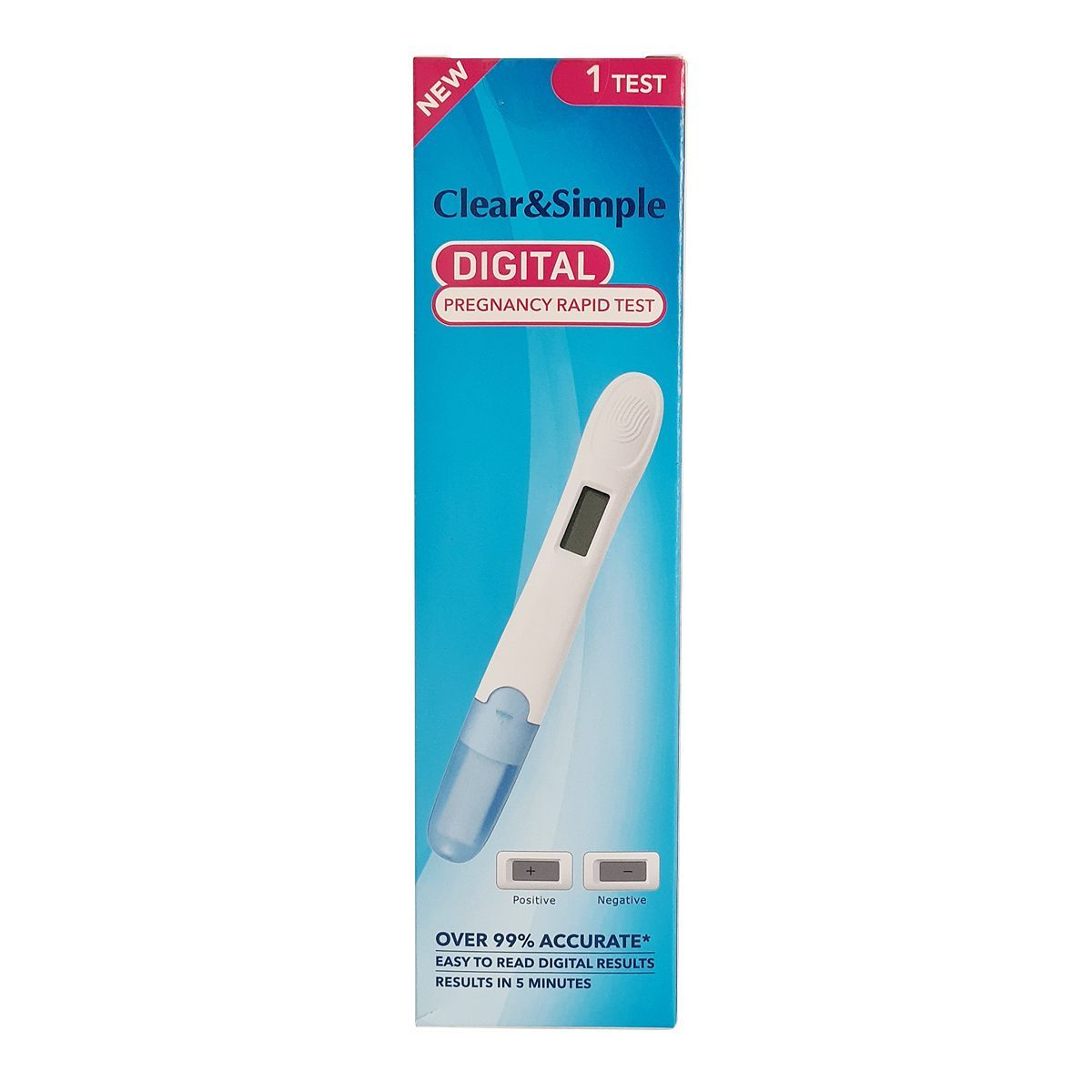 Clear &amp;amp; Simple Digital Pregnancy Test