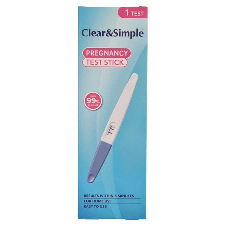 Clear & Simple Pregnancy Test Stick