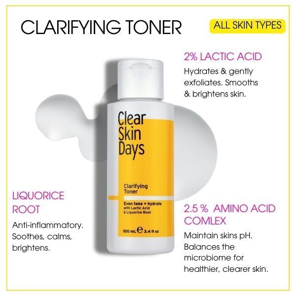 Clear Skin Days pH Balancing Lactic Acid Toner 100ml