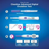 Clearblue Advanced Digital Ovulation Test - 10 Pack