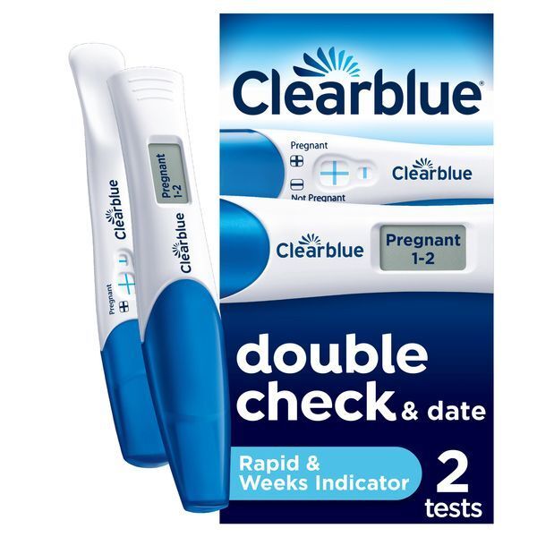 Clearblue Double Check &amp;amp; Date Combo Pregnancy Tests -2 Tests