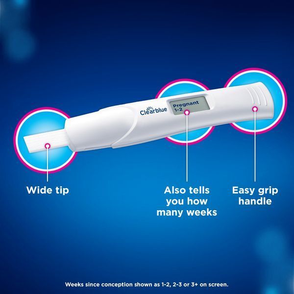 Clearblue Double Check &amp;amp; Date Combo Pregnancy Tests -2 Tests