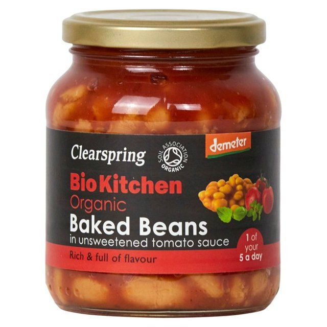 Clearspring Demeter Organic Baked Beans Unsweetened   350g