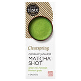 Clearspring Organic Japanese Matcha Shot Premium Grade Green Tea Powder   8 x 1g