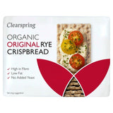 Clearspring Organic Rye Crispbread Original   200g