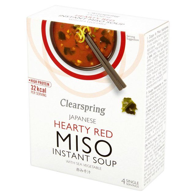 Clearspring Red Miso Soup &amp;amp; Sea Vegetable   4 x 10g